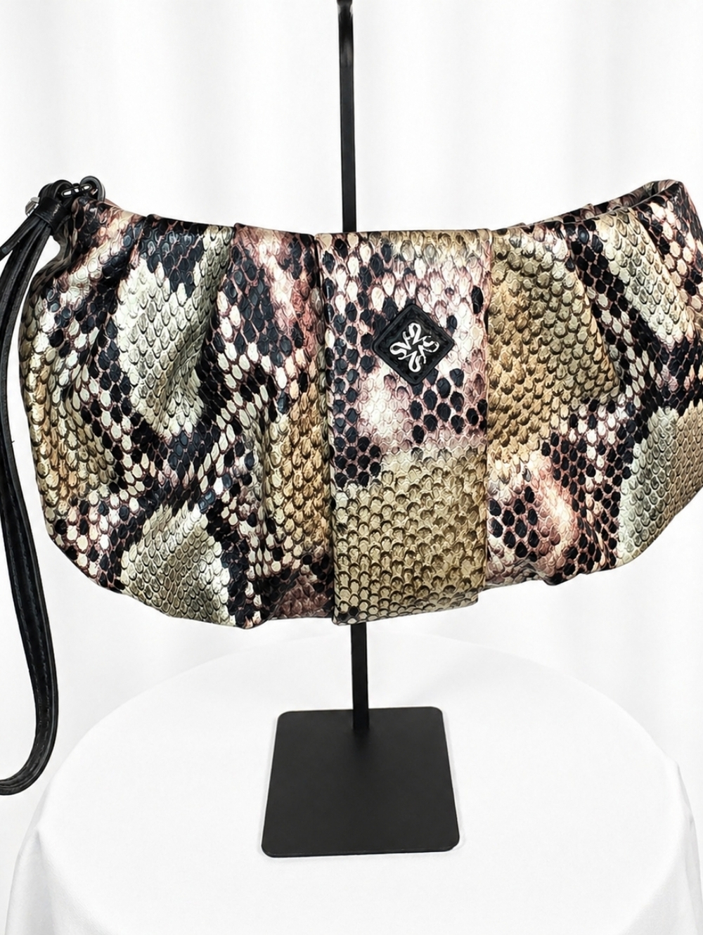 The Sak NWT Snake Print Hobo Shoulder Bag Slouchy Boho Chic